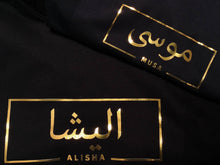 Load image into Gallery viewer, New Born Baby Infant Arabic Name Custom Hoodie Hoody Own Name Personalised Hood Gift Birthday Islamic Eid Hooded Print Your Name Hoodie - Haya Clothing